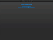 Tablet Screenshot of basketluydebearn.com